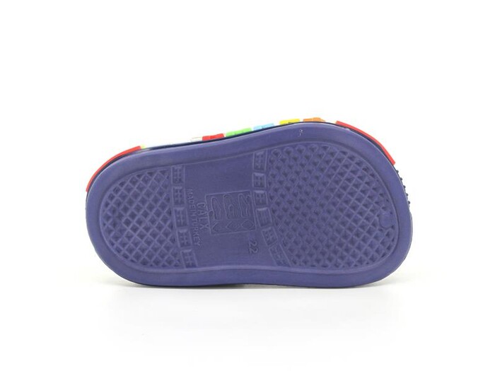 Calx Bebe EB9010 Yanı Şeritli Cross Terlik Lacivert - 3