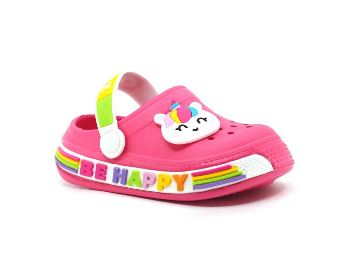 Calx Bebe EB9020 Yanı Şeritli Cross Terlik Kavun - Calx