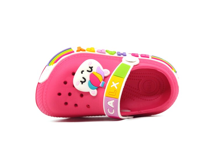 Calx Bebe EB9020 Yanı Şeritli Cross Terlik Kavun - 2