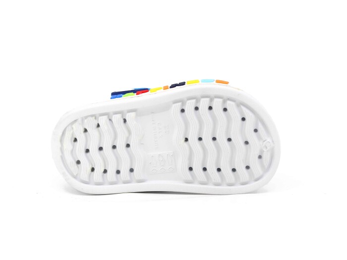 Calx Bebe EB9046 Resimli Erkek Eva Cross Terlik Beyaz - 3