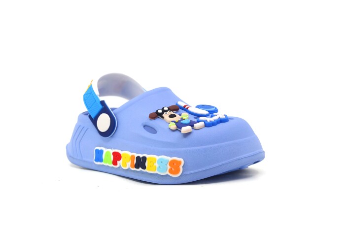 Calx Bebe EB9046 Resimli Erkek Eva Cross Terlik Mavi - Calx