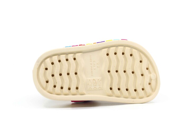 Calx Bebe EB9047 Resimli Eva Cross Terlik Blond