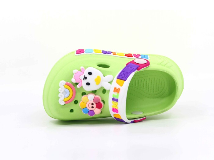Calx Bebe EB9047 Resimli Eva Cross Terlik Çam Yeşili