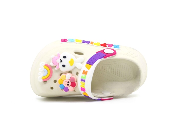 Calx Bebe EB9047 Resimli Eva Cross Terlik Krem
