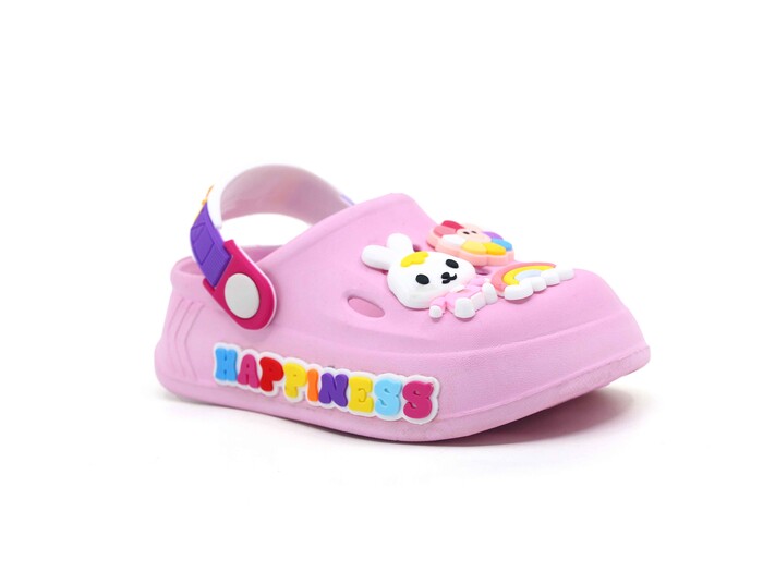 Calx Bebe EB9047 Resimli Eva Cross Terlik Pembe
