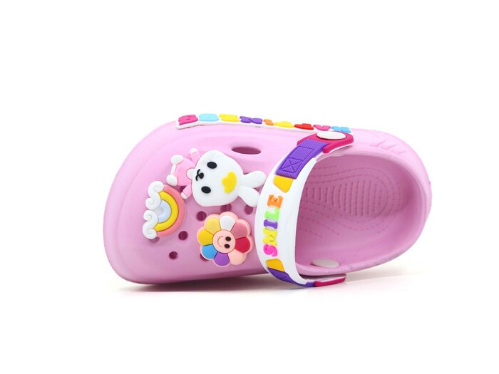 Calx Bebe EB9047 Resimli Eva Cross Terlik Pembe