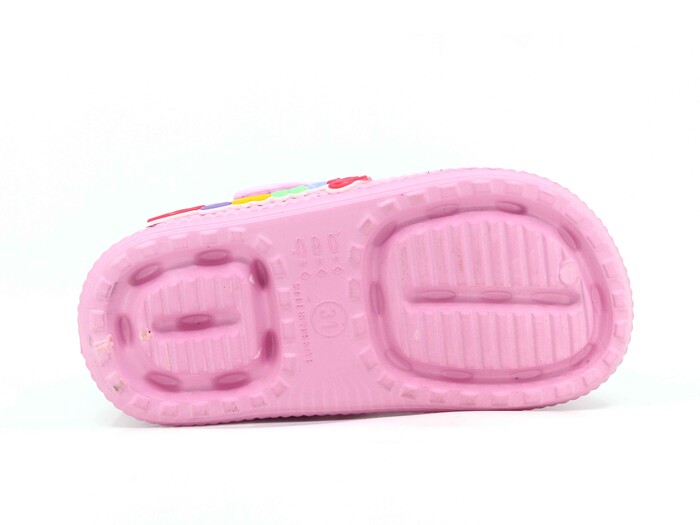 Calx Filet EF6950 Taşlı Etiketli Eva Cross Terlik Pembe