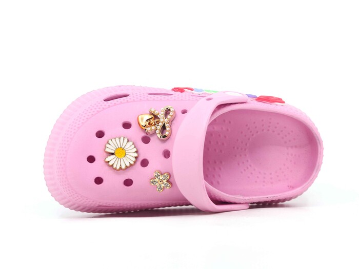 Calx Filet EF6950 Taşlı Etiketli Eva Cross Terlik Pembe