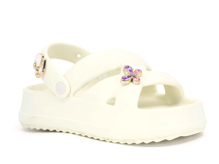 Calx Filet EF6980 Eva Sandalet Krem - 1