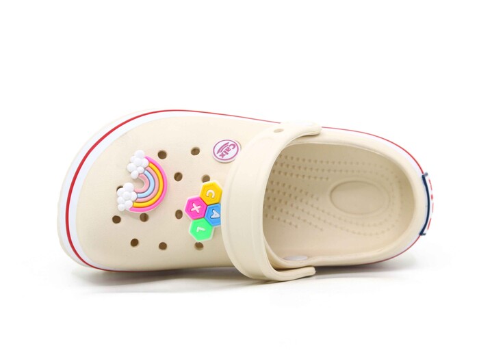 Calx Filet EF7010 Yanı Şeritli Enjeksiyon Eva Cross Terlik Blond - Calx (1)