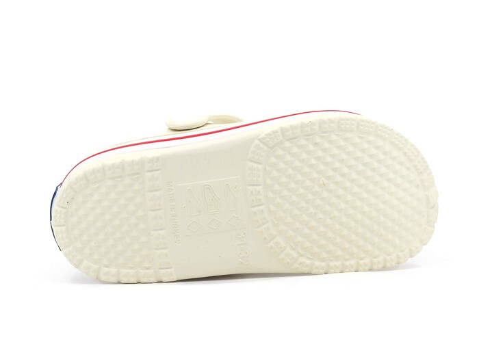 Calx Filet EF7010 Yanı Şeritli Enjeksiyon Eva Cross Terlik Krem