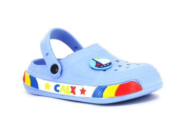 Calx Filet EF7020 Yanı Şeritli Enj. Eva Cross Terlik Mavi - 1