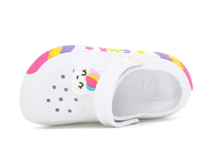 Calx Filet EF7030 Sabo Yanı Şeritli Enj. Eva Cross Terlik Beyaz - Calx (1)