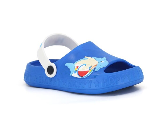 Calx Filet EF7050 Yzy Yapıştırmalı Lux Eva Terlik Royal Mavi - Calx