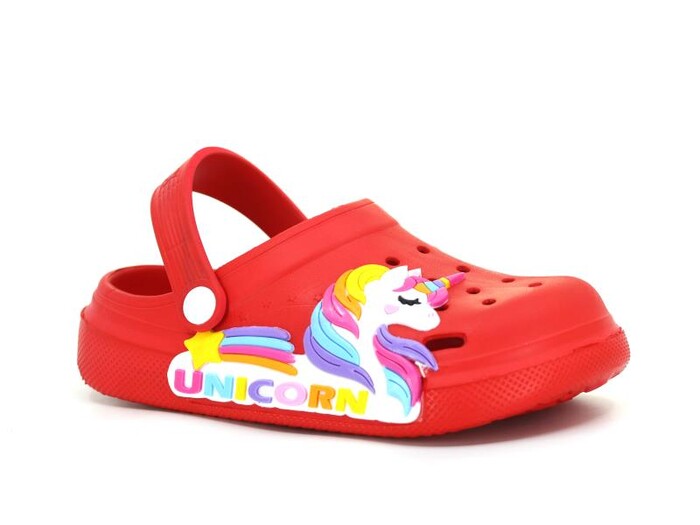 Calx Filet EF7065 Resim Eva Cross Terlik Kırmızı - 1