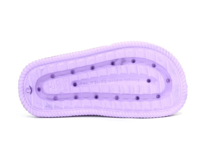 Calx Filet EF7070 Hasır Örgülü Eva Sandalet Mor