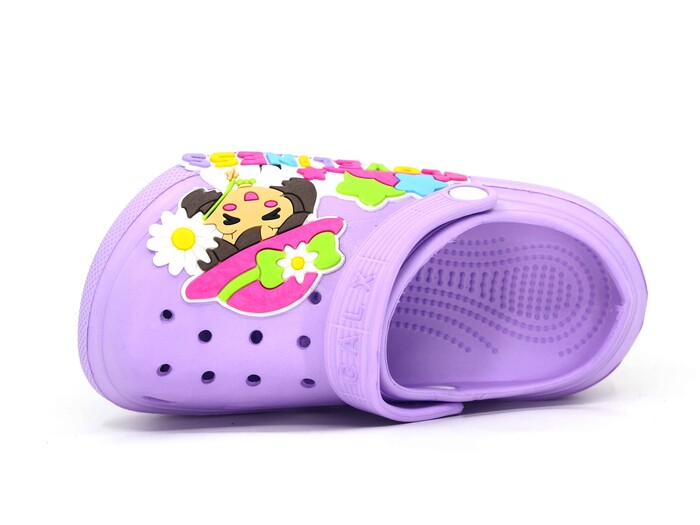 Calx Filet EF7080 Eva Cross Terlik Mor - Calx (1)