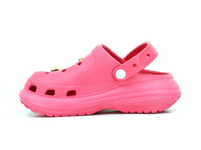 Calx Filet EF7090 Platform Taşlı Kelebekli Eva Cross Terlik Kavun - Calx (1)