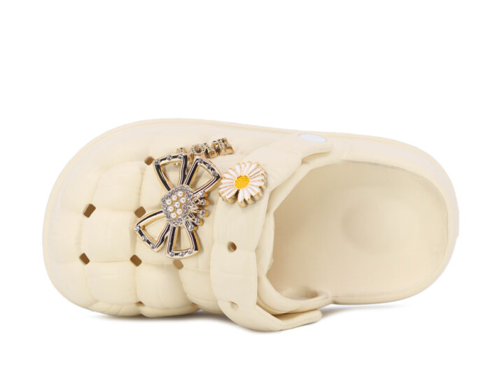 Calx Filet EF7170 Taşlı Eva Cross Terlik Blond - 2