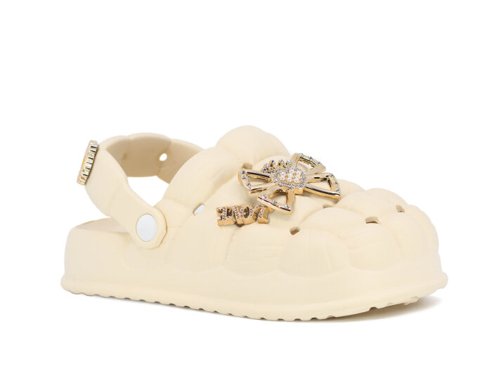 Calx Filet EF7170 Taşlı Eva Cross Terlik Blond - Calx