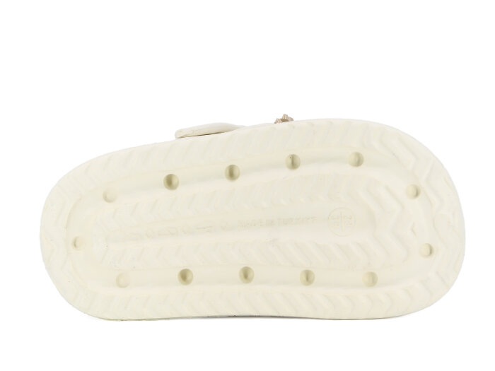 Calx Filet EF7170 Taşlı Eva Cross Terlik Krem - 3