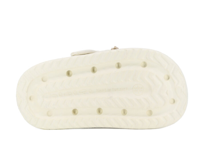 Calx Filet EF7170 Taşlı Eva Cross Terlik Krem - 3