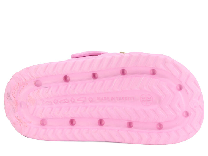 Calx Filet EF7170 Taşlı Eva Cross Terlik Pembe - 3