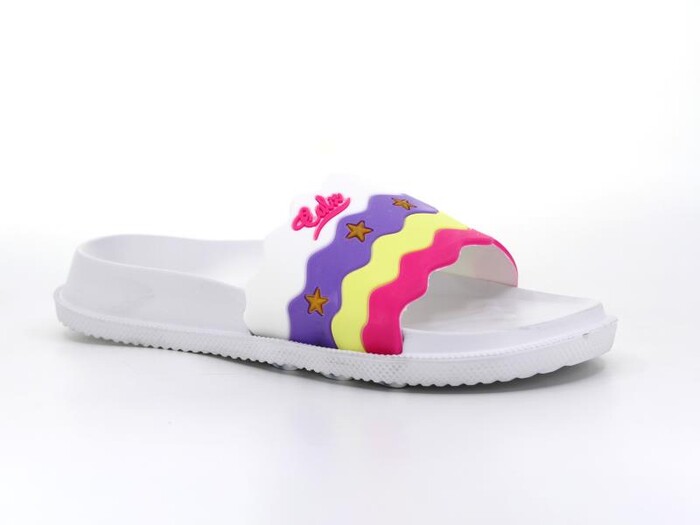 Calx Filet F604 Lux Eva Terlik Beyaz - Calx