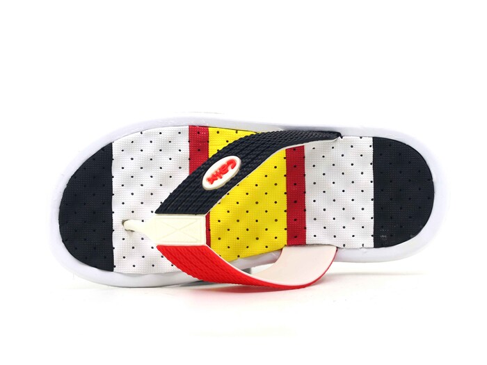 Calx Filet F660 Eva Parmak Arası Terlik Beyaz - Siyah - Calx (1)