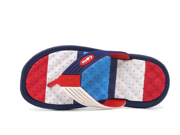 Calx Filet F660 Eva Parmak Arası Terlik Lacivert - Beyaz - Calx (1)