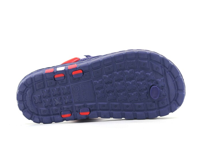 Calx Filet F790 Lux Eva Parmak Arası Terlik Lacivert - Kırmızı - 3