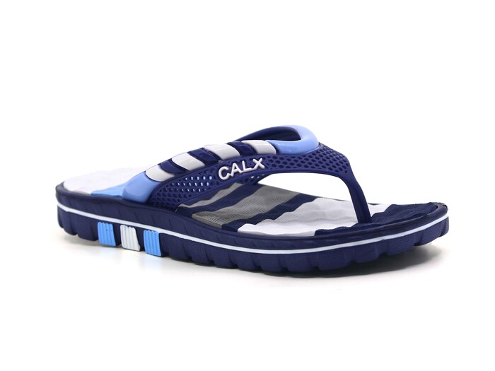 Calx Filet F790 Lux Eva Parmak Arası Terlik Lacivert - Mavi * - Calx