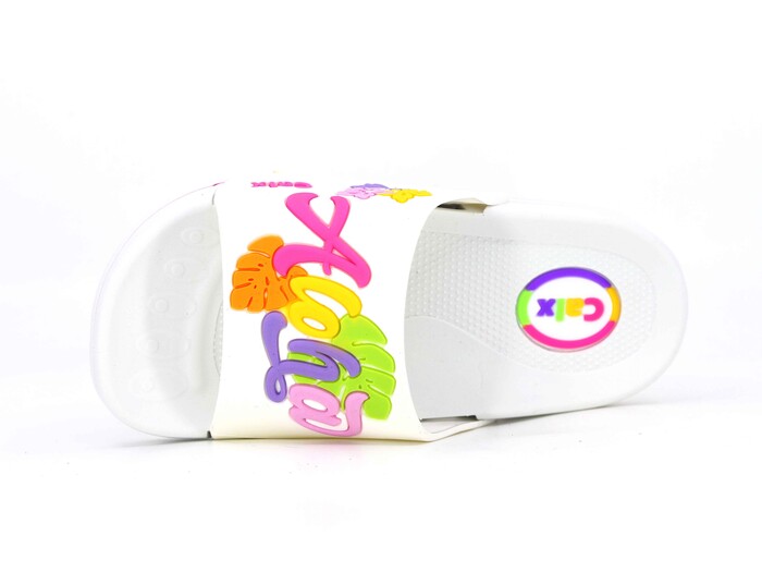 Calx Filet FK-05 Lux Kaydırmaz Terlik Beyaz - Calx (1)