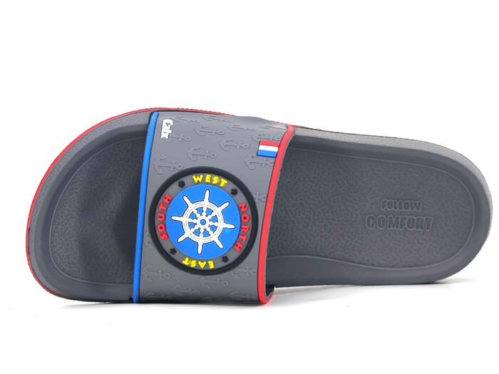 Calx Garson G525 Masajlı Lux Eva Terlik Gri - Calx (1)