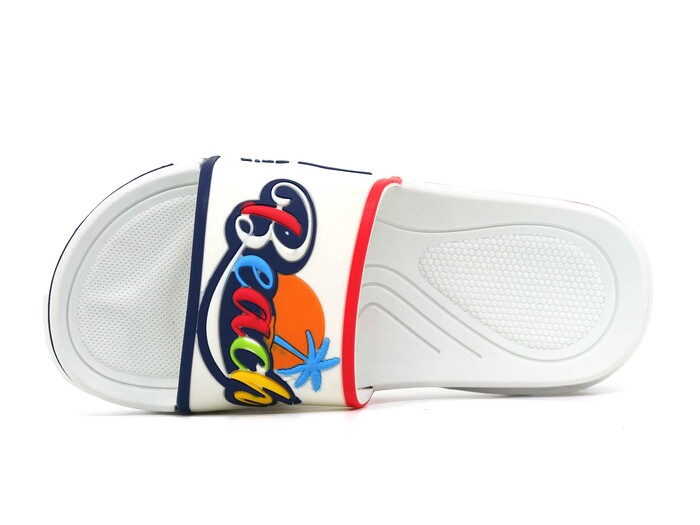 Calx Garson GK05 Beach Lüks Kaydırmaz Terlik Beyaz - Calx (1)