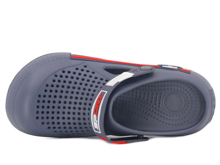 Calx Merdane EM4100 Enjeksiyon Eva Sabo Cross Terlik Koyu Gri - 2