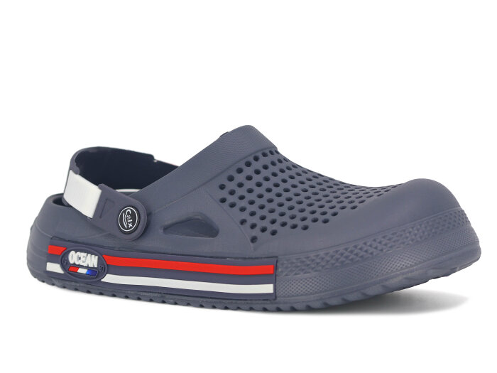 Calx Merdane EM4100 Enjeksiyon Eva Sabo Cross Terlik Koyu Gri - Calx