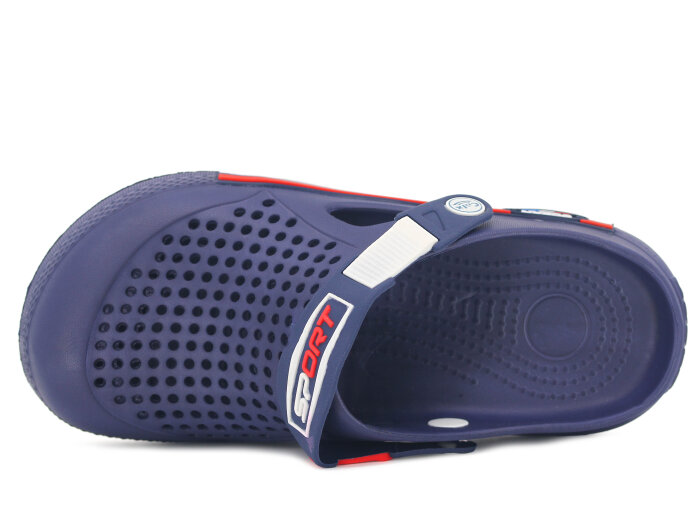 Calx Merdane EM4100 Enjeksiyon Eva Sabo Cross Terlik Lacivert - Calx (1)