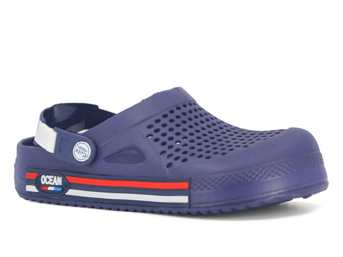 Calx Merdane EM4100 Enjeksiyon Eva Sabo Cross Terlik Lacivert - 1