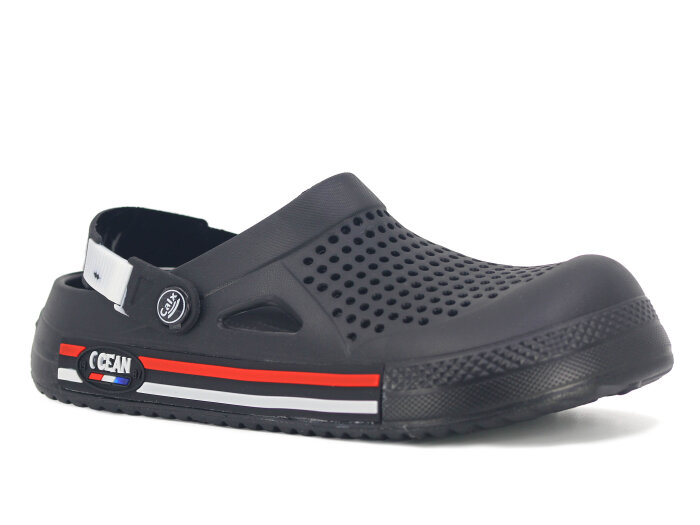 Calx Merdane EM4100 Enjeksiyon Eva Sabo Cross Terlik Siyah 