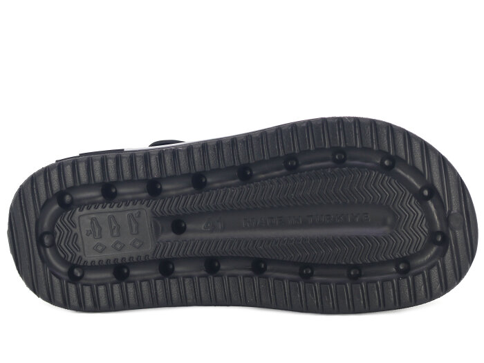 Calx Merdane EM4100 Enjeksiyon Eva Sabo Cross Terlik Siyah - 3