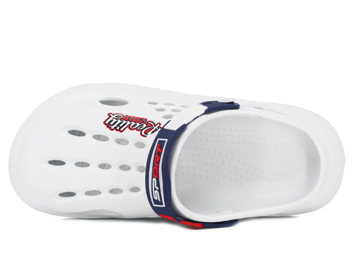 Calx Merdane EM4105 Enjeksiyon Eva Sabo Cross Terlik Beyaz - Calx (1)