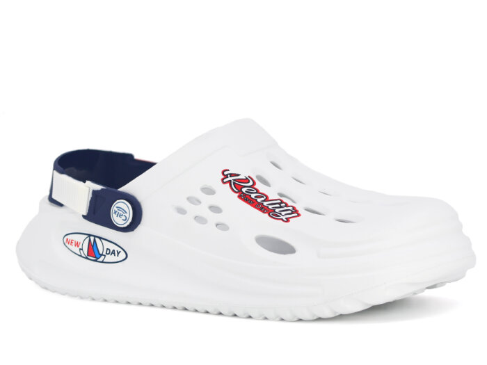 Calx Merdane EM4105 Enjeksiyon Eva Sabo Cross Terlik Beyaz - 1