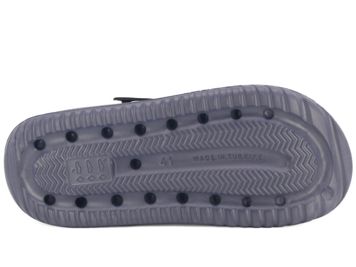 Calx Merdane EM4105 Enjeksiyon Eva Sabo Cross Terlik Koyu Gri - 3