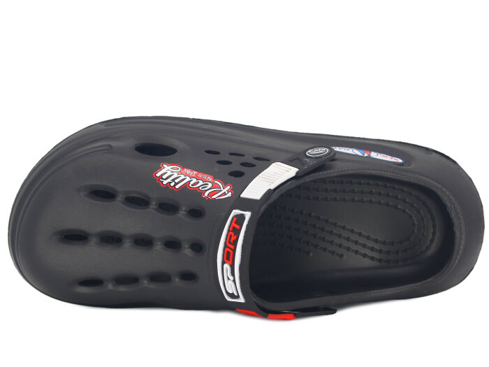 Calx Merdane EM4105 Enjeksiyon Eva Sabo Cross Terlik Siyah - Calx (1)