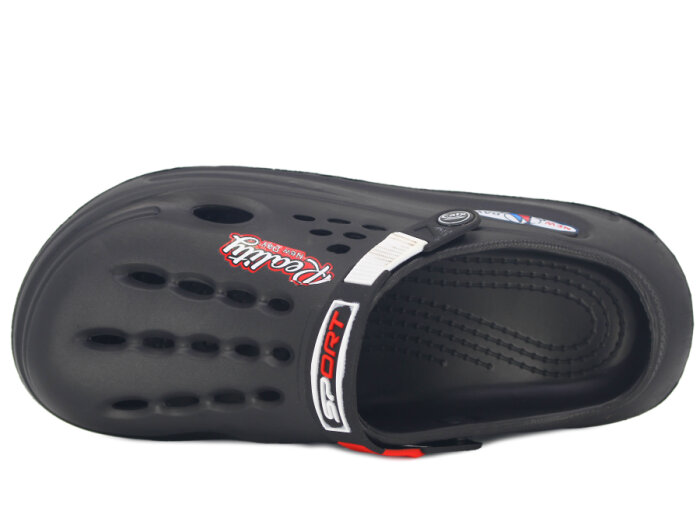 Calx Merdane EM4105 Enjeksiyon Eva Sabo Cross Terlik Siyah - 2