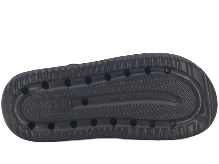 Calx Merdane EM4105 Enjeksiyon Eva Sabo Cross Terlik Siyah - 3