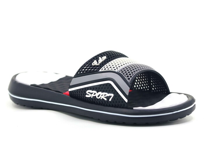 Calx Merdane M102 Masajlı Lux Eva Terlik Siyah - Beyaz - Gri - Calx