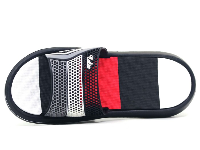 Calx Merdane M102 Masajlı Lux Eva Terlik Siyah - Beyaz - Gri - Calx (1)