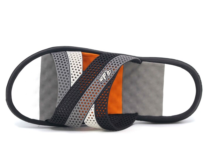 Calx Merdane M105 Masajlı Lux Eva Terlik Siyah - Gri - Calx (1)